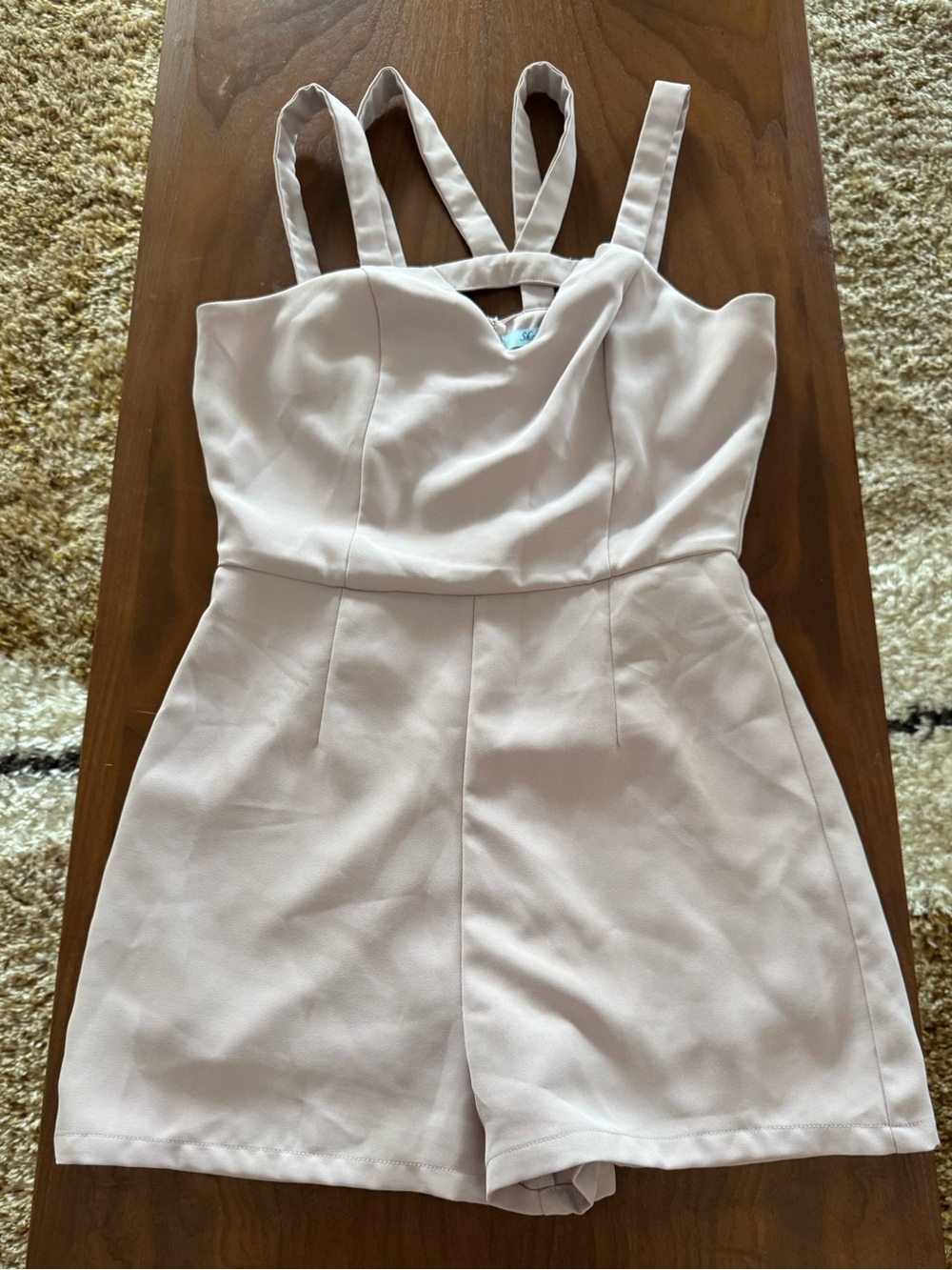 She + Sky Pale lavender Romper
